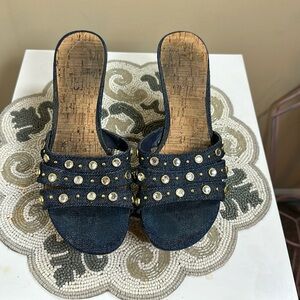 Guess denim wedges
